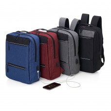 Mochila de Nylon USB 21L Personalizada - 01326