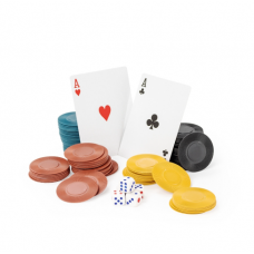 19056 – Kit Poker Personalizado com 100 Fichas em Estojo Metálico