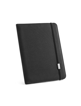 53580 – Pasta A4 Personalizada Stigger em Poliéster Reciclado com Caderno