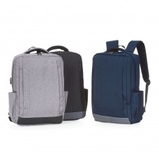Mochila de Nylon USB Personalizada - 03034