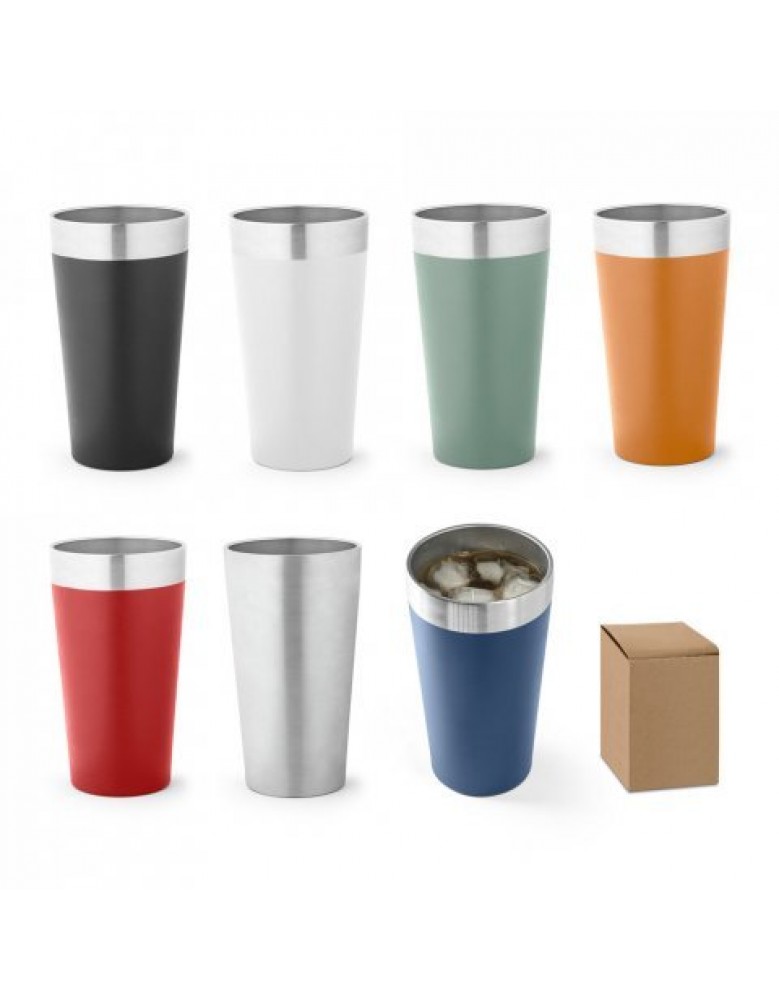 Copo de Viagem em Aço Inox Térmico  Personalizado (540 mL) - 94267 