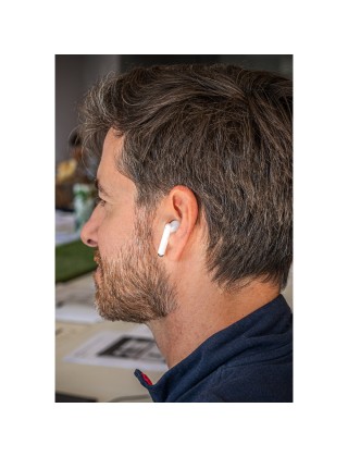 97193 – Fone de Ouvido Wireless Personalizado Cobain em ABS Reciclado e Bambu