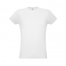 Camiseta branca personalizada unissex em algodão - 30505
