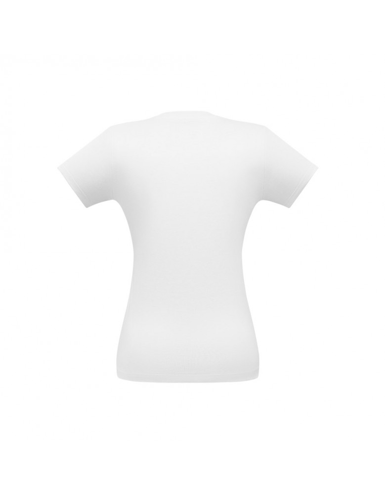 Camiseta feminina branca em algodão personalizada - 30507