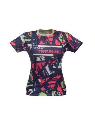 Camiseta personalizada feminina branca em polyester  - 30515