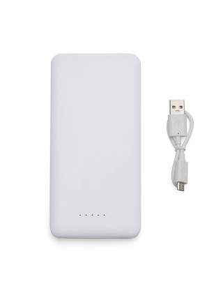 Power Bank 10.000mAh com Carregamento via Indução ou via Cabo Personalizado - 04051