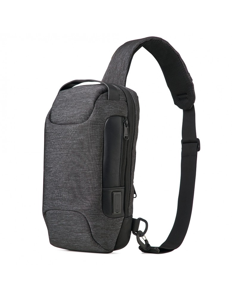 Mochila de Ombro USB Anti-Furto Personalizada - 04058