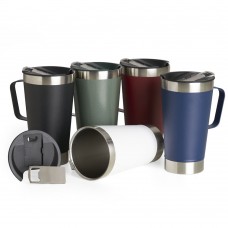 Caneca Térmica Inox com Abridor 500ml Personalizada - 04082