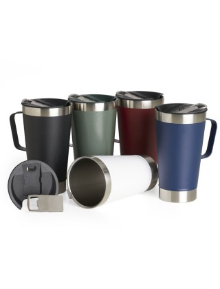 Caneca Térmica Inox com Abridor 500ml Personalizada - 04082