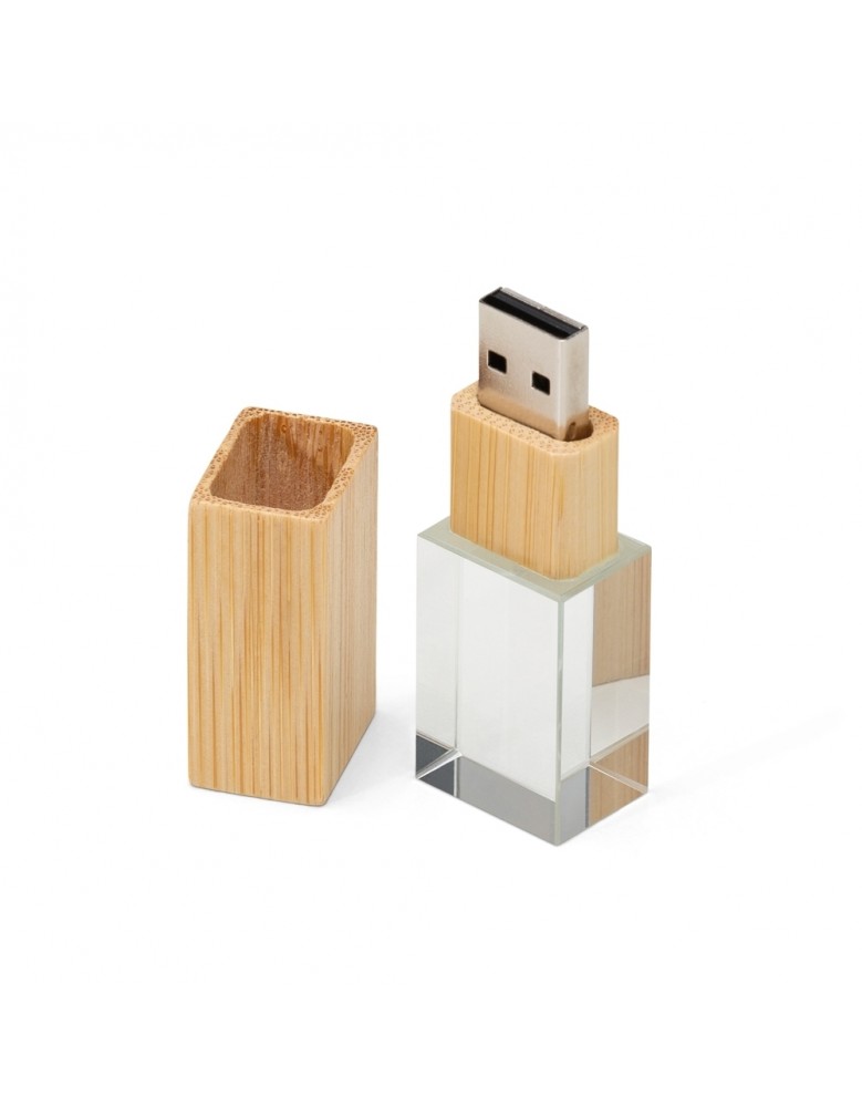 Pen Drive Cristal Bambu 4GB/8GB/16GB Personalizado - 064