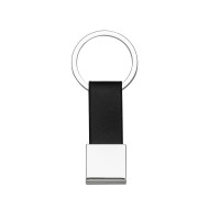 Chaveiro Metal com Couro Personalizado - 10028