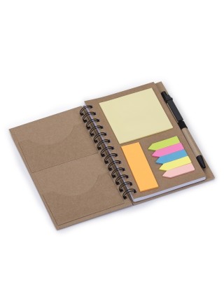 Bloco de Anotações com Caneta e Post It Personalizada - 12330