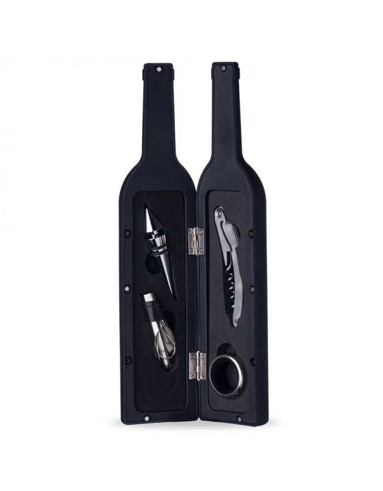 Kit Vinho Garrafa 4 peças Personalizado - 12384