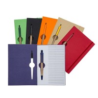 Bloco de Anotações Ecológico com Caneta Personalizado - 13005