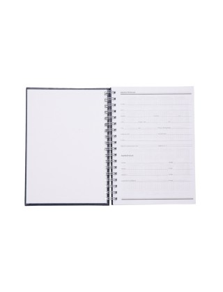 Caderno de Couro Sintético Personalizado - 13600