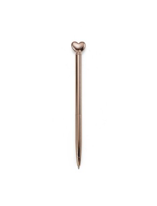 Caneta Metal Coração Personalizada - 14553
