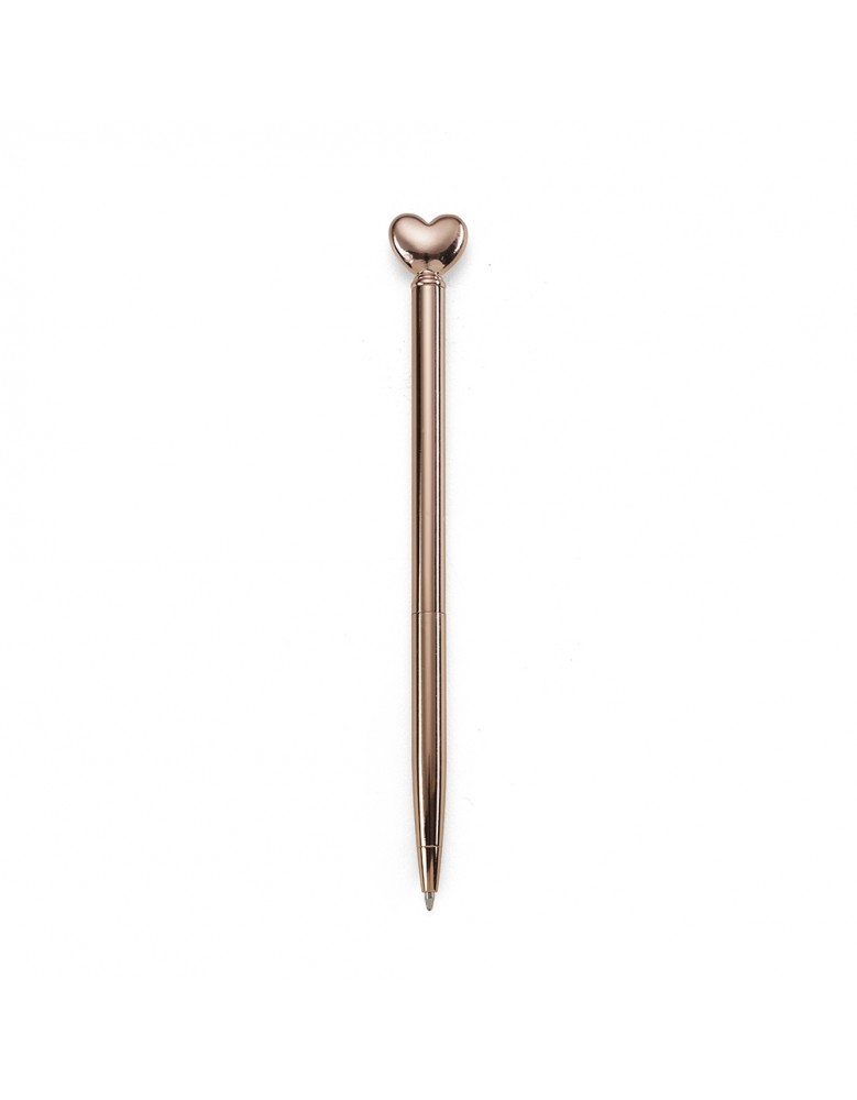 Caneta Metal Coração Personalizada - 14553