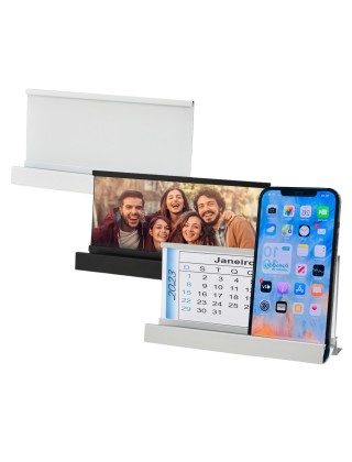 Base  para calendário ou foto, com suporte para celular Personalizada - 14768