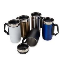 Caneca Inox Parede Dupla 275 ml Personalizada - 18623
