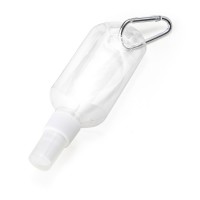 Frasco Plástico 100ml com Mosquetão Personalizado - 18632