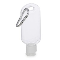 Frasco Plástico 55ml com Mosquetão Personalizado - 18635