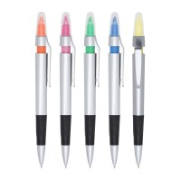 Caneta Plástica Marca Texto Personalizada - ER2037