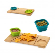 Base de mesa em bambu com 2 potes Personalizada - 93898