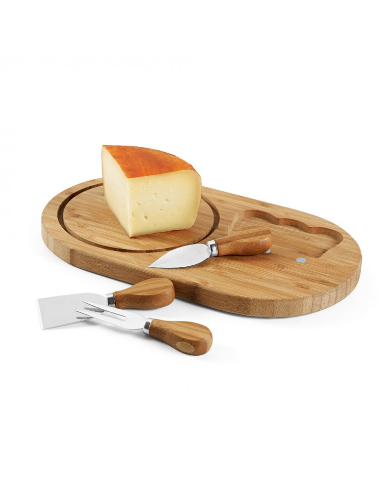 Tábua de queijos com 3 talheres Personalizada - 93976