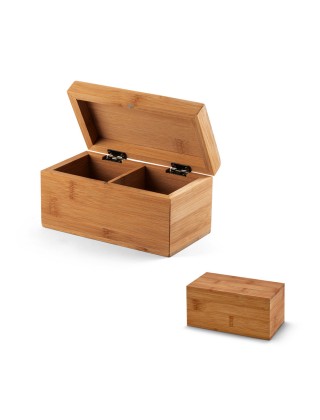 Caixa de chás em bambu Personalizada - 93977
