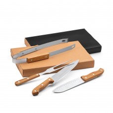 Kit churrasco em caixa craft Personalizado - 94140