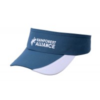 Viseira Tecido Microfibra 02 cores de Tecido Logo Silkada -VS03