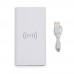 Power Bank 8000mAh com Carregamento via Indução ou via Cabo Personalizado - 04050