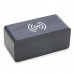 Relógio de madeira digital com carregador de indução personalizado - 04358