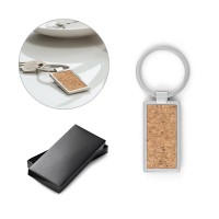 Chaveiro em cortiça e metal Personalizado - 93371