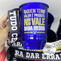 Caneca de aluminio para chopp e cerveja com Tirante personalizada 500ml - G01-1