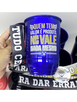 Caneca de aluminio para chopp e cerveja com Tirante personalizada 350ml - G01-11