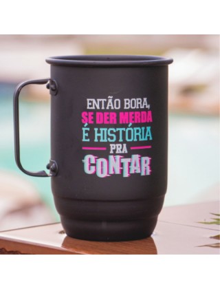 Caneca de aluminio para chopp e cerveja personalizada 500ml - G01