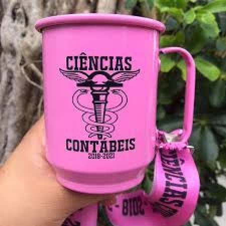 Caneca de aluminio para chopp e cerveja com Tirante personalizada 500ml - G01-1