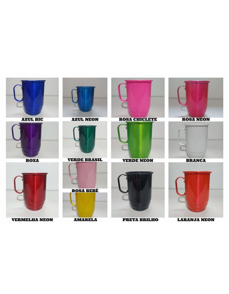 Caneca de aluminio para chopp e cerveja personalizada 500ml - G01