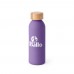 Squeeze em alumínio  tampa em bambu 550ml Personalizada Para o dia das Mulheres  - 94256-1