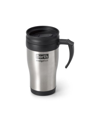 Caneca  aço inox 400 ml Personalizado - 03889