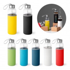 Squeeze em vidro e aço inox 520 ml Personalizado - 94646