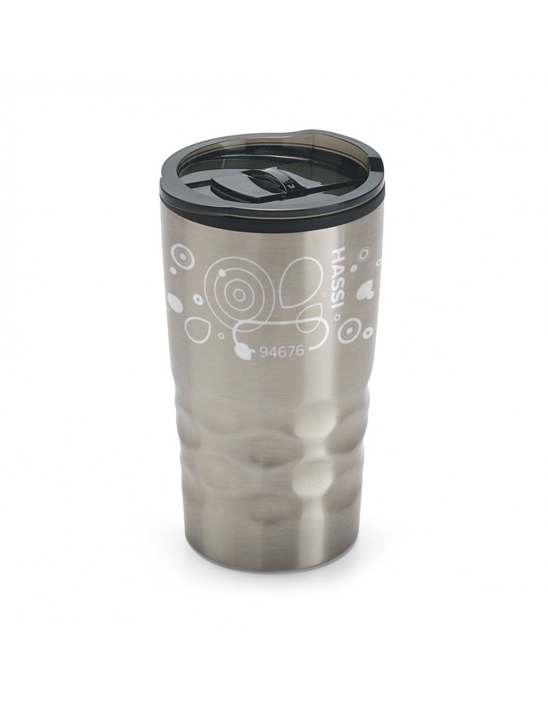 Copo de viagem em aço inox e PP 510 ml Personalizado - 94676