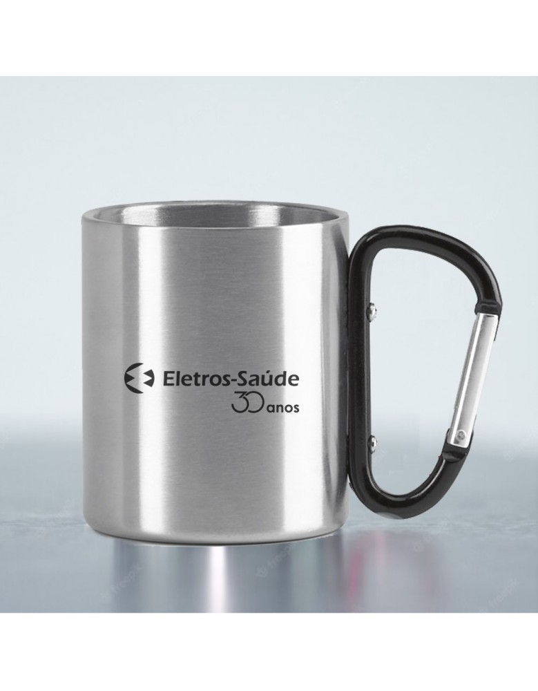 Caneca em aço inox 230 ml Personalizado - 94614