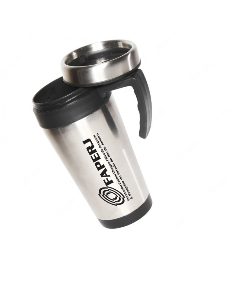 Caneca  aço inox 400 ml Personalizado - 03889