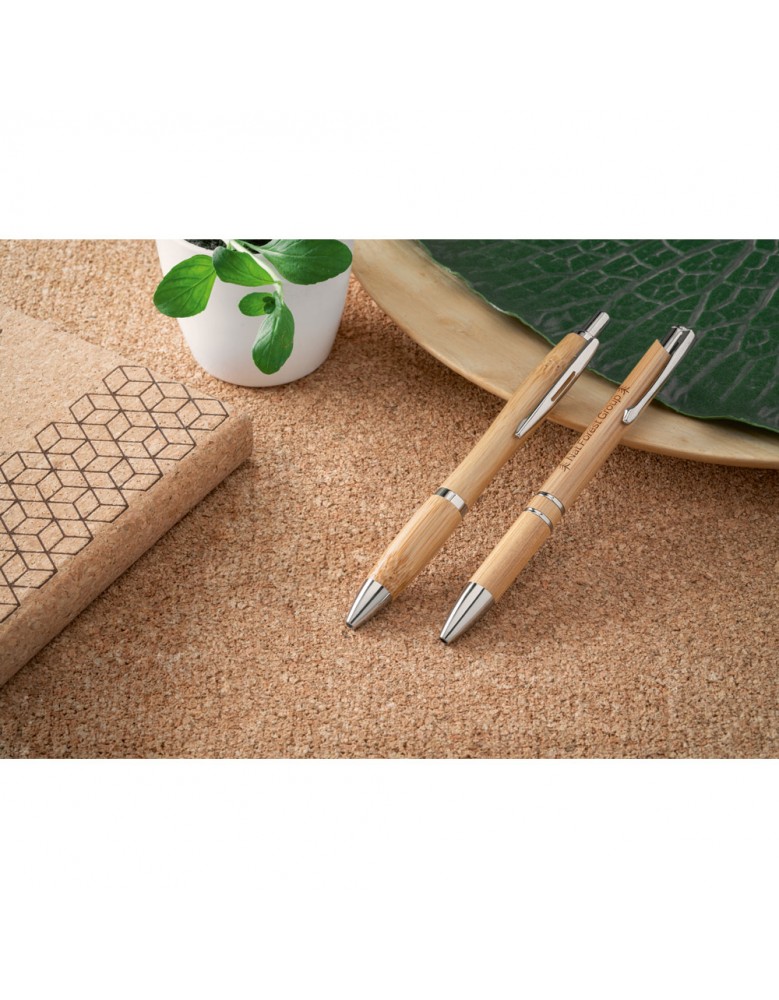 Caneta de Bambu Personalizada - 81011