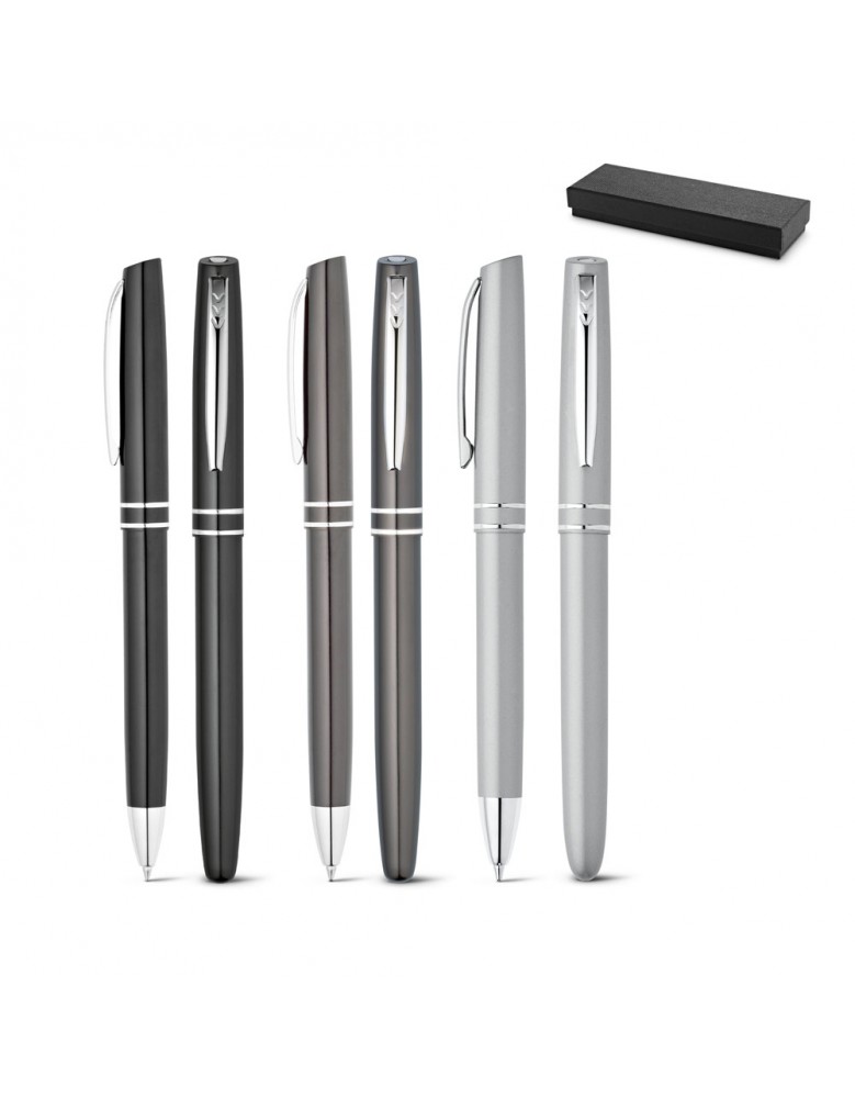 Conjunto de Roller e caneta alumínio Personalizado - 91899