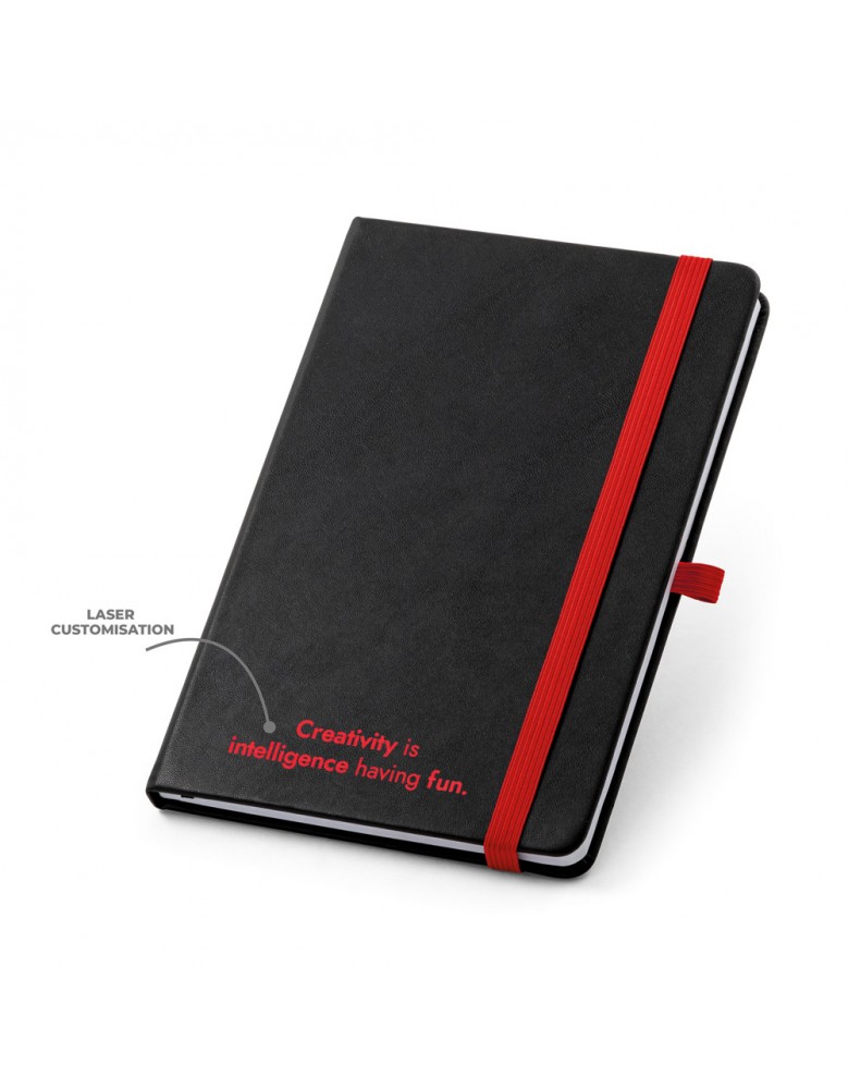 Caderno capa dura em PU térmico140 x 210 mm Personalizado - 93592