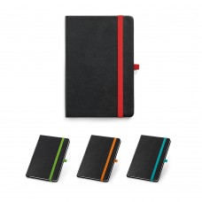 Caderno capa dura em PU térmico140 x 210 mm Personalizado - 93592