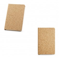 Caderno capa Cortiça Personalizado  140 x 210 mm- 93719